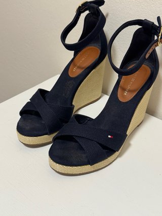 Sandalias Cuña Tommy Hilfiger Mujer Azul