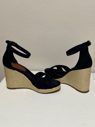 Sandalias Cuña Tommy Hilfiger Mujer Azul