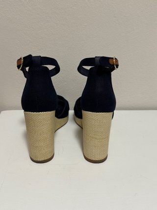 Sandalias Cuña Tommy Hilfiger Mujer Azul