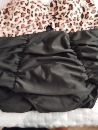 Bañador Talla 54 (4XL) Leopardo y Negro