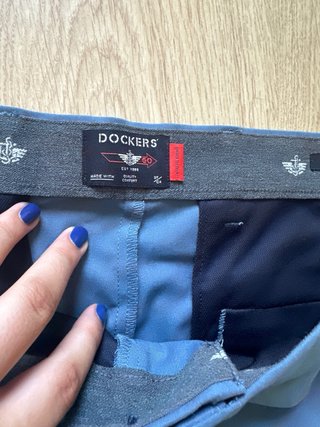 Pantalones Chinos Azul Marino
