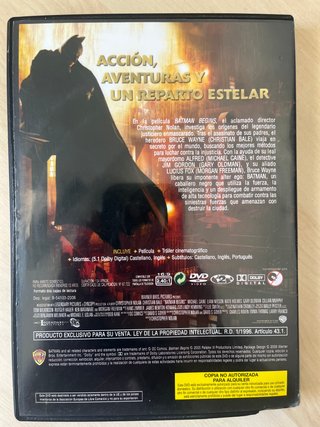 DVD Batman Begins - Christopher Nolan