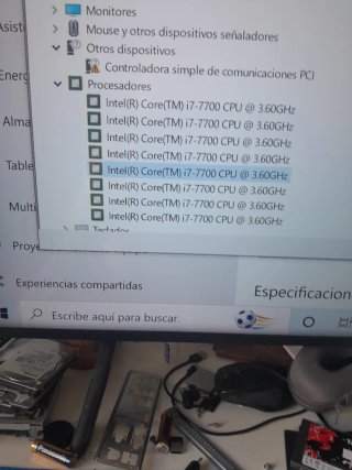 PC Asus i7 24GB RAM Negro/Plata