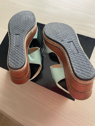 Sandalias cuña Pons Quintana Teal