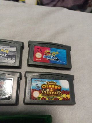 Pack 5 Juegos GBA Pokémon idioma  Español todos
