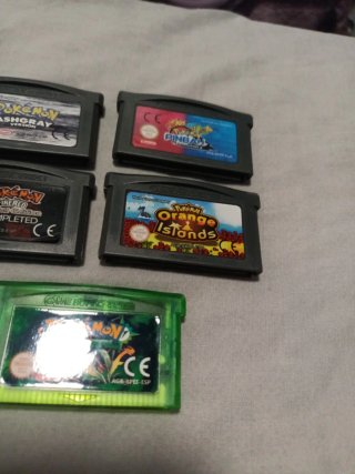 Pack 5 Juegos GBA Pokémon idioma  Español todos