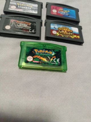 Pack 5 Juegos GBA Pokémon idioma  Español todos