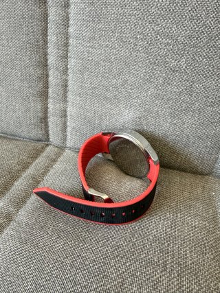 Reloj Cronógrafo Negro y Rojo