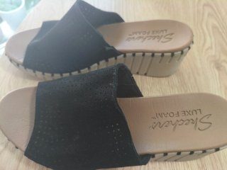 Sandalias Skechers Cuña Talla 40
