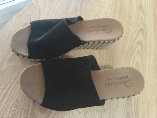Sandalias Skechers Cuña Talla 40