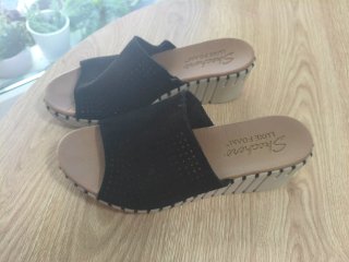 Sandalias Skechers Cuña Talla 40