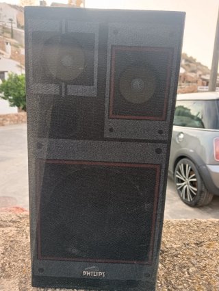 Altavoces Philips Negros