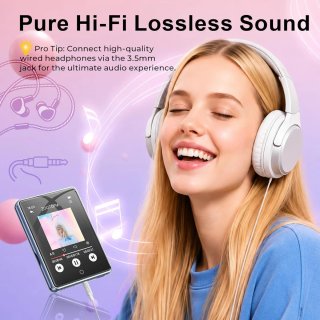 Reproductor MP3 Bluetooth 5.3 Pantalla Táctil