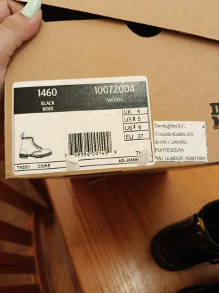 Botas Dr. Martens Talla 37 con Caja