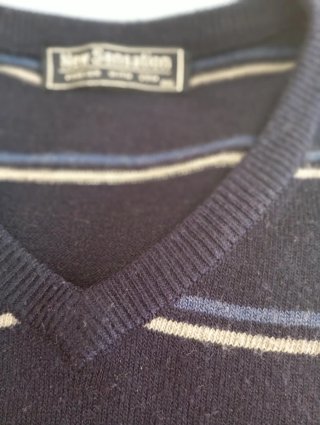 Maglione New Sensation righe blu/bianco