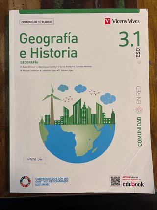 Geografía e historia, 3 ESO, Comunidad de Madrid