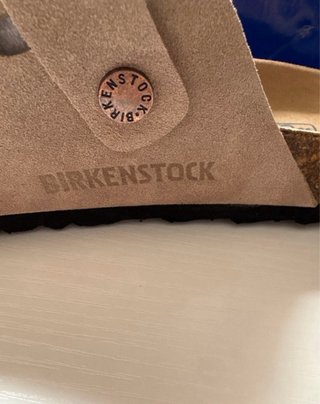 Birkenstock Boston Beige Gamuza Hebilla Ajustable