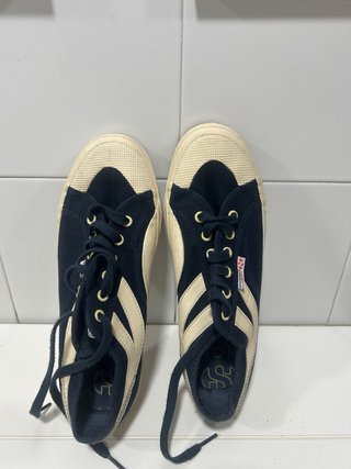 Zapatillas SUPERGA PANATTA Azules y Beige