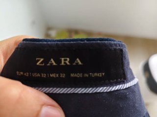 Traje Zara azul
