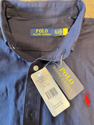 Camisa Polo Ralph Lauren azul