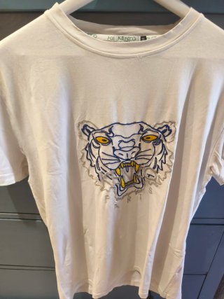 Camiseta Kenzo logo bordado