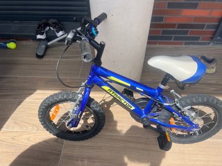 Bicicleta infantile 14 ATRACTOR blu