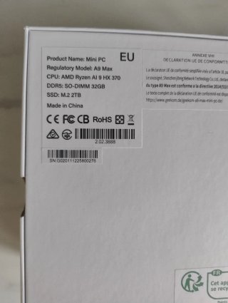 Geekom A9 Max Mini PC AMD Ryzen AI 9 HX 370
