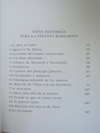 Siete historias para la infanta margarita