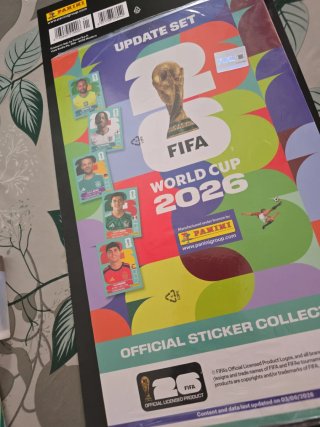 Panini Set Actualización Mundial 2026 120 Cromos
