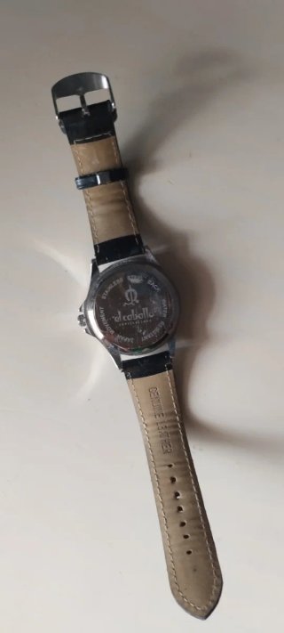 Reloj El Caballo Sevilla Negro y Plateado