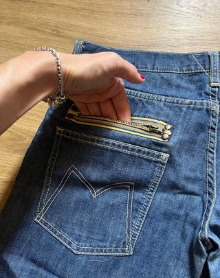 Pantalón vaquero hasta la rodilla Meltin Pot vintage
