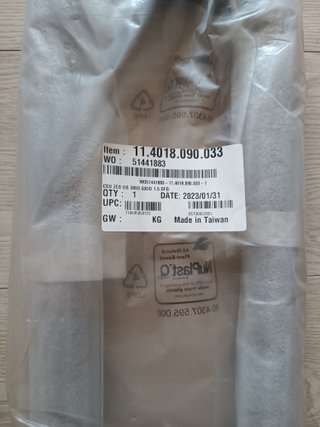 Tubo dirección cónico bicicleta