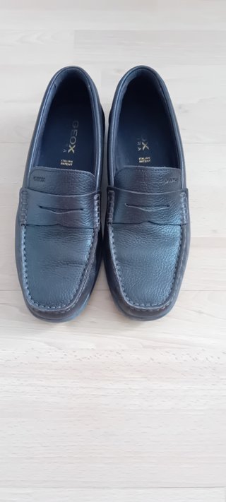 Zapatos Geox Negros Piel Hombre