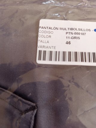 Pantaloni da lavoro grigi