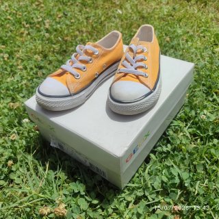 Zapatillas infantiles Geox naranjas 28