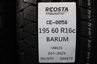 2 Gomme Usate Barum 195 60 R16C 99/97H