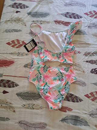 Bañador trikini niña talla 14