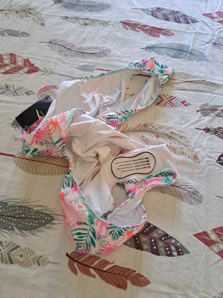 Bañador trikini niña talla 14