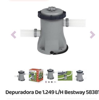 Piscina Intex 260x160x65 cm + Depuradora