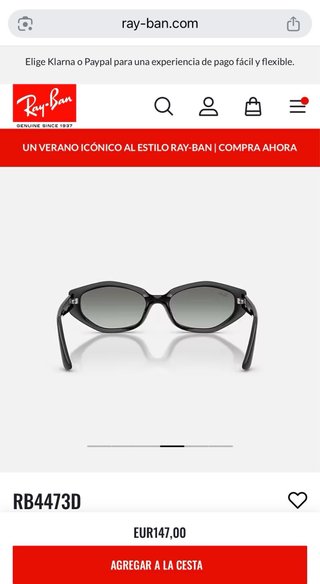 Gafas de sol Ray-Ban RB 4473D negras