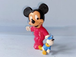 Figura Baby Mickey Mouse PVC Vintage 80s