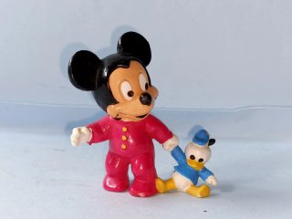 Figura Baby Mickey Mouse PVC Vintage 80s