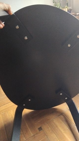 Par Mesitas Auxiliares IKEA Madera Negra
