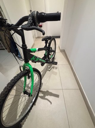 Bicicleta Montaña Denbike 24 Verde/Negra