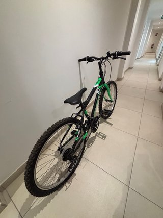 Bicicleta Montaña Denbike 24 Verde/Negra