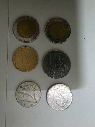 Lote de 5 monedas conmemorativas