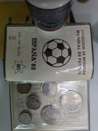 Lote de 5 monedas conmemorativas