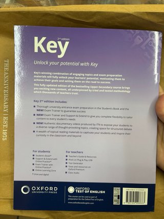 Key 2nd edition / student’s book