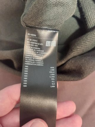 Jersey Merino Extra Fino Uniqlo Talla S