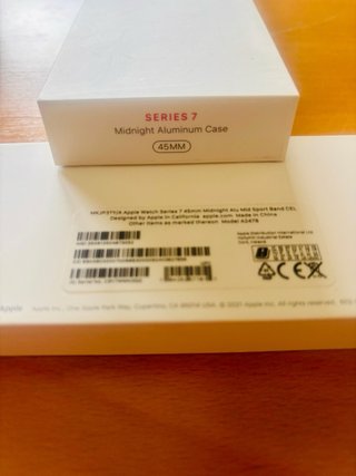 Apple Watch Nero/Argento Serie 7 45mm